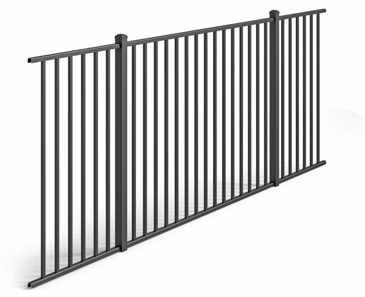 UAB-400 Ultra Picket™ Flush Aluminum Fence
