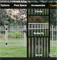 Sample Screenshot from the Fence Estimator Tool