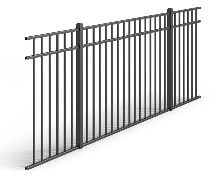 UAF-200 Flush Aluminum Fence