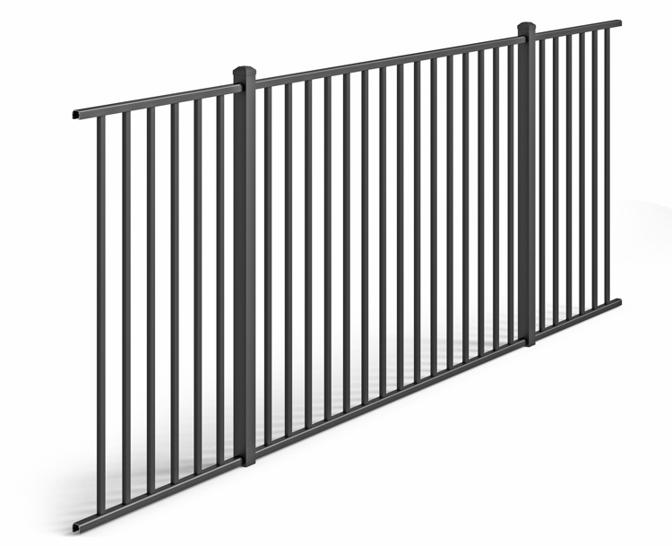 UAF-200 Flush Aluminum Fence