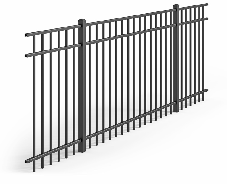 UAF-200 Flat Top Aluminum Fence