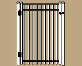 UAF-200 W Industrial Walk Gate